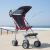 Major Elite Charcoal/Red (inc. footplate) + Sun Hood, Rain Cover & Basket - view 7